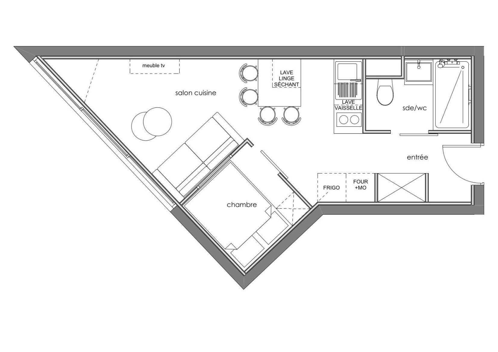 Val Thorens Appartement Residence Les 3 Vallees Luaran gambar